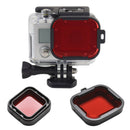 Underwater Sea Diving Snap on Red Lens Filter for Go Pro Hero 3+4 Housing CY`US