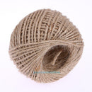 1Roll 50M Natural Burlap Hessian Jute Twine Cord Hemp Rope String for crafts