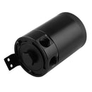 Baffled Universal Aluminum Oil Catch Can Reservoir Tank Black