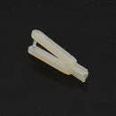 6pcs 2mm Dia Push Rod RC Plane Boat Car Rudder Servo Nylon Clevis Clip Whit Z4E2