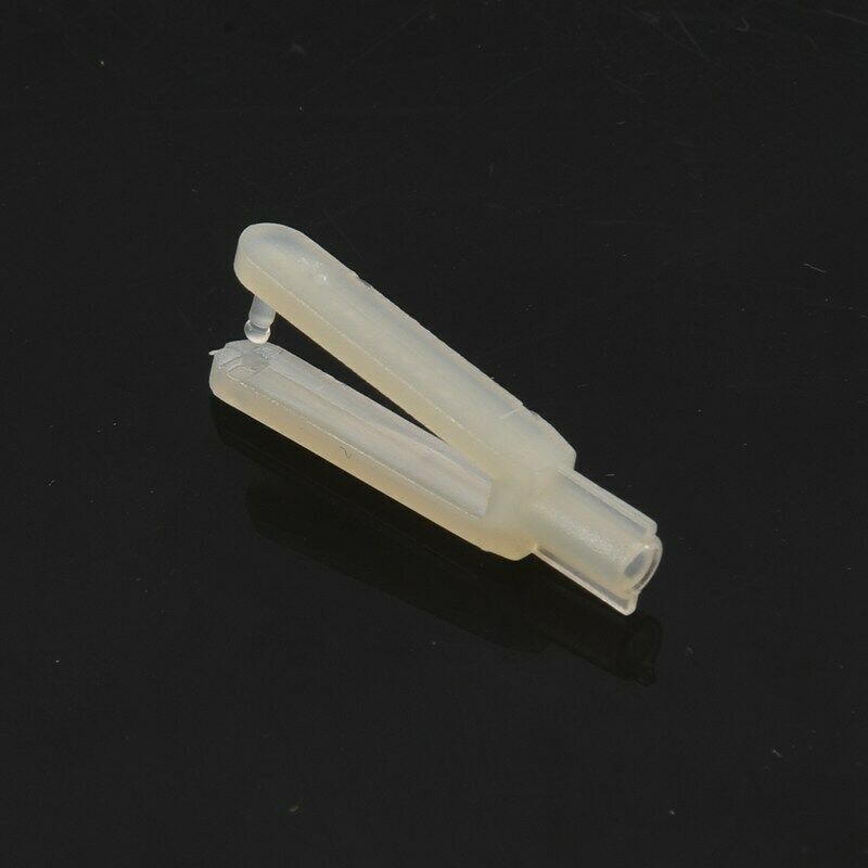 6pcs 2mm Dia Push Rod RC Plane Boat Car Rudder Servo Nylon Clevis Clip Whit Z4E2