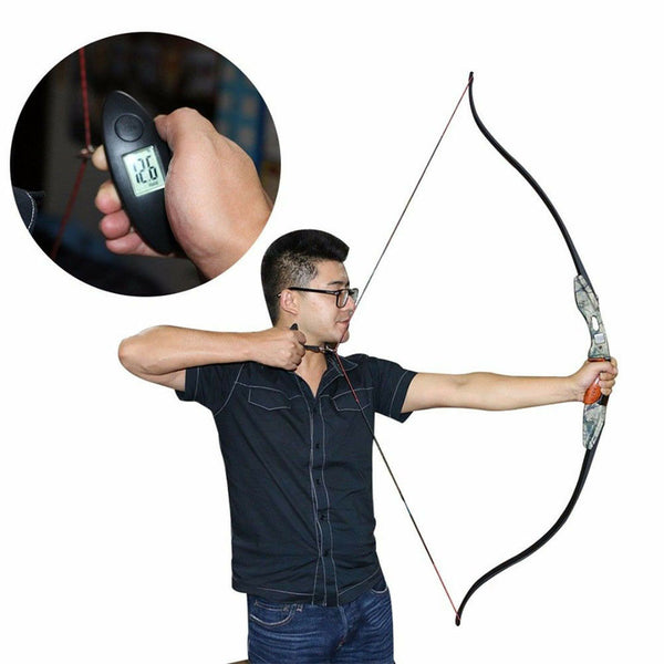 Archery Digital Hanging Bow Scale 88lbs Black for Recurve Compound Bow