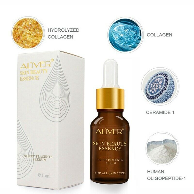 Aliver Sheep Placenta Hyaluronic Acid Anti-Wrinkles Serum Skin Essence New  P6A6