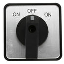 AC660V 25A 2-Pole 3-Position Momentary Plastic Rotary Changeover Switch F9F9