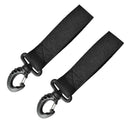 2 Pieces Nylon Security Paddle Clips Fishing Rod Holder Kayak Canoe Boat Rubber