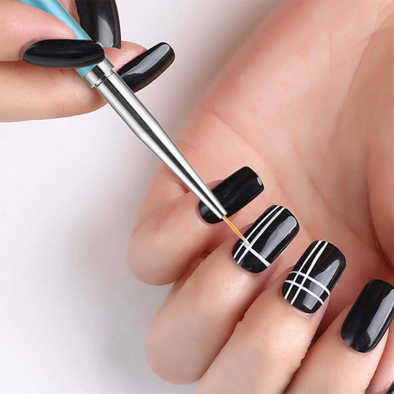 3PCS/Set Colorful Nail Art Design Brush Pen Fine Details Tips Drawing Paint Kit