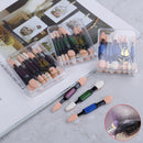 10pcs/set Double Ended Eye Shadow Brush Pro Sponge Stick Makeup Tool Pretty ME