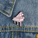 Creative Piano Musical Instruments Brooch Jacket Clothes Backpack Pin Badge