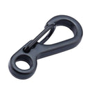 12pcs/Lot Black Mini SF Carabiners Spring Backpack Clasps EDC Keychain Cara