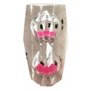 3 Mins Hourglass Hour Glass Sand Timer Kids Learning Clock Home Decor Pink #