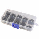 200pcs Rolling Swivels Sea Fishing Tackle Rigs Carp Size 2/4/5/6/8/12