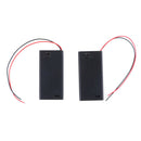 2Pcs 3V 2 AA Battery Holder Case with ON/OFF Toggle Switch Box Pack Cover cPLES