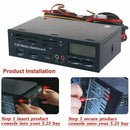 Multifunctional Media Panel 5.25 inch Computer Front Dashboard with SATA/eS U5F8