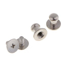 10Pcs Iron Metal 8mm Round Rivet Stud Screw Leathercraft DIY Bag Accessories