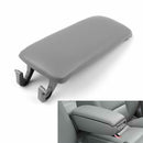Gray Leather Armrest Center Console Lid Cover For Audi A4 S4 A6 2000-2008