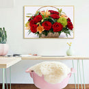 Full Round Drill 5D Rhinestone DIY Bouquet Flowers Diamond Painting (c1041)