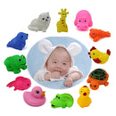 New Cute 12 Kinds Animals Child Kids Baby Bathing Shower Swimming Pool Toys Game