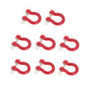 8x 1/10 Metal Front /Rear Bumper Trailer Hook Rescue Hook for  TRX-4