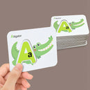 36pcs Number and Alphabet Flash Cards for Toddlers ABC Plastic Letters and