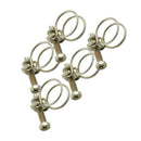 5 pcs 13-19 mm adjustment range wire water oil tube hose clamps D8E9