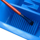 Artist Brush Basin, Multifunction Paint Brush Tub with Brush Holder B9R9