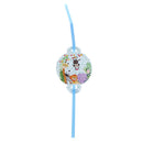 10pcs Safari animals theme straws kids birthday party disposable plastic st â„–[