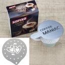 Two hearts Stainless Steel Metal Chocolate Coffee Art Mould Coffee Stencils  OZ