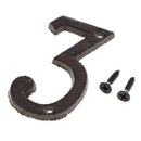2pcs Iron Metal House Sign Door Number Name Plaque Street Address Plaque 1 3