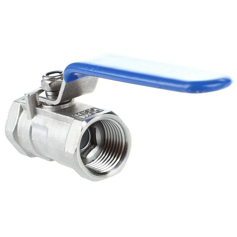 1/2" Lever Female/Female Ball Valves Long Handle 316 Stainless Steel WOG100 H1T7