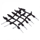 8 Pcs/ Set Soft Plastic Handle Knitting Needles Aluminum Crochet Kit Sewing
