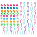 72 Pieces Sewing and Embroidery Bobbins,Bobbin Holder Clips Peels Thread Sp G6X1