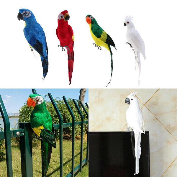 4 Piece Foam Artificial Mini Birds Handmade DIY Craft Home Garden Decorations