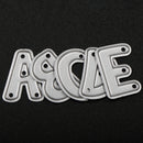 The alphabet die cuts metal die cutting dies scrapbooking embossing folder su`US