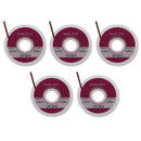 5pcs 0.75m 2.0mm Desoldering Braid Solder Remover Sucker Flux Wick Cable