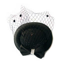 Women's Fascinators Hat Pillbox Hat Cocktail Party Hat with Dot Veil Bowknot  K6