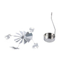 Spinning Rotary Metal Carousel Tea Light Candle Holder Stand Light Xmas Gif K5M9