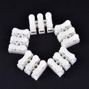 20x Self Locking mini 3Pin Cable Connectors Quick Splice Lock Wire Terminals Cy