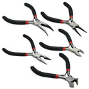 5*Professional DIY Mini Round Sharp Nose Jewelry Pliers Handmade Steel Tools Kit