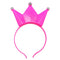 1x Tiara Pink Crown Light-Up LED Blinking Flashing Headbands Party Favors