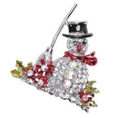 Santa Claus Brooch Pin Xmas gifts Red