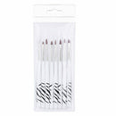 Practical 8X Set Of White Nail Design Brush Pen Fine Detail Tips Drawing IMB