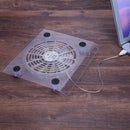 New USB Cooling Big Fan LED Light Cooler Pad For Laptop PC Notebook(Random) A