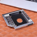 9mm SATA to SATA 2nd SSD Caddy Case Hard Disk Drive Enclosure CD-ROM Optical