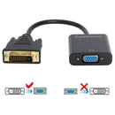 CableDeconn E0309 Full HD 1080P DVI-D to VGA Male to Female Converter Cable