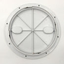 Universal Marine White Screw-in Deck Plate Outside Diameter 260mm / 9.8inch