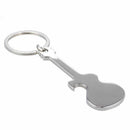 New Creative Guitar Shaped Bottle Opener Pendant Keychain Keyring Keys Chai Y2E5