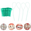 1000pcs Dental Floss Threaders Tooth Floss Holders Orthodontic Clean Toothp Gw