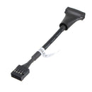 HOT USB 3.0 20 Pin Male Header to USB 2.0 9 Pin female Adapter for motherbo R1O2