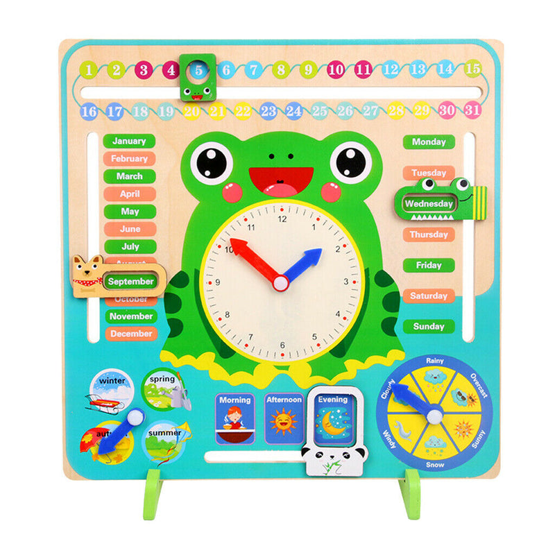 Children Time Learning Clock, 12 Hour, Makes Kids Learning