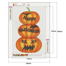 DIY Halloween Picture 5D Full Round Diamond Painting Home Decor (QF617)